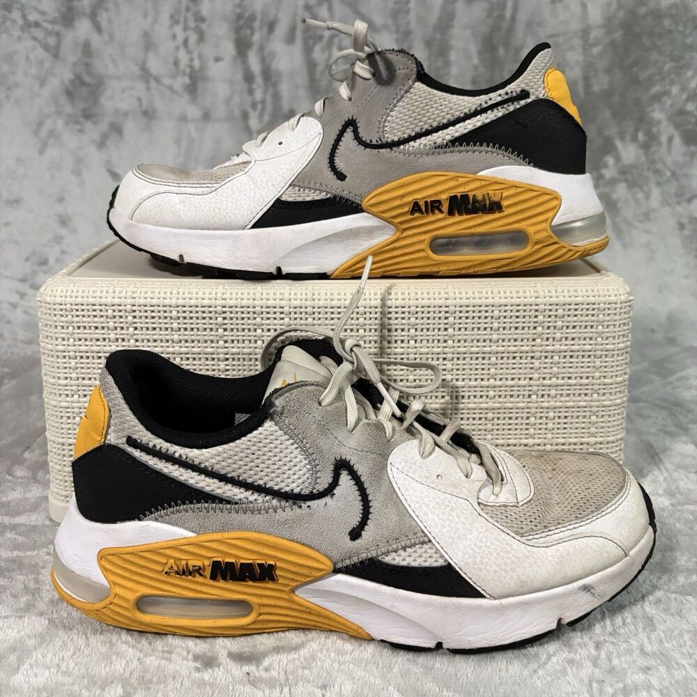 Nike Air Max Excee Men's Low Top Lace Up Athletic Sneakers Yellow Gold Size 9.5